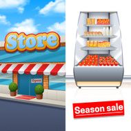 Supermarket Banner Set