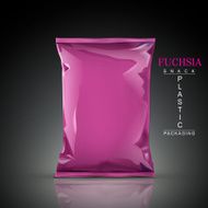 fuchsia snack plastic packaging