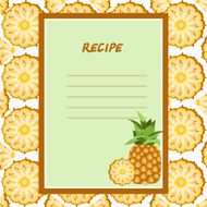 pineapple recipes on a seamless texture