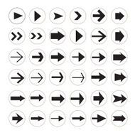 arrow icon set arrow design