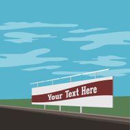 Outdoor advertising Stand Banner Shield Display on the Street