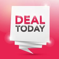 DEAL DAY poster design element
