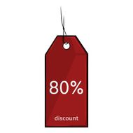 Vector Single Cartoon Discount Tag