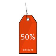 Vector Single Cartoon Discount Tag N2