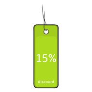 Vector Single Cartoon Discount Tag N4