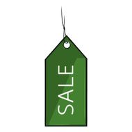 Vector Single Cartoon Sale Tag N6
