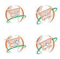 shopping cart logo cursor