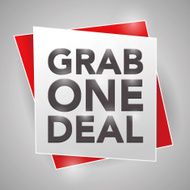 grab one deal poster design element N2