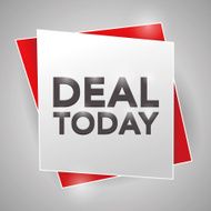 DEAL DAY poster design element N2
