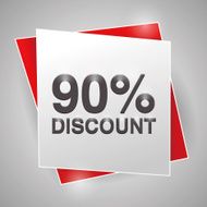 90 discount poster design element N2