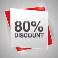 80 discount poster design element N2