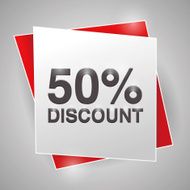 50 discount poster design element N2