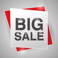 big sale poster design element N2