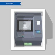 Street ATM teller machine withdrawal menu