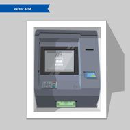 Street ATM teller machine withdrawal