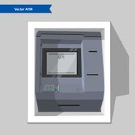 Street ATM teller machine
