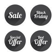Sale icons Best special offer symbols N6