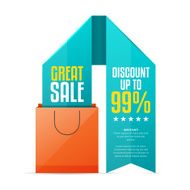 Shopping Bag Ribbon Copyspace