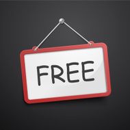 free hanging sign