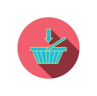 Shopping cart icon Online buying sign N12