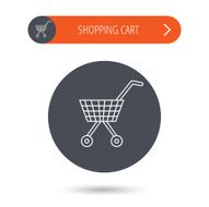 Shopping cart icon Market buying sign N26