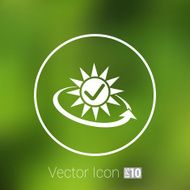 Vector open icon clock time delivery timetable day arrow sign