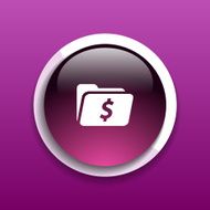 Shopping Dollar Folder file icon internet symbol