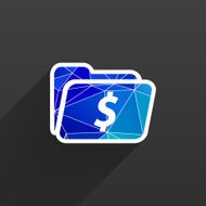 Shopping Dollar Folder file icon internet symbol N5