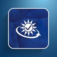 Vector open icon clock time delivery timetable day arrow sign N2