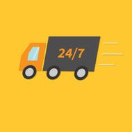 Free delivery car service Truck Fast shipping Flat