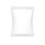 White gray snack pack bag N2