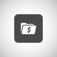 Shopping Dollar Folder file icon internet symbol N8
