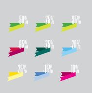 Discount icons N2