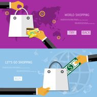 Vector online shopping concept N8