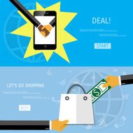 Vector online shopping concept N28
