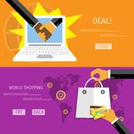 Vector online shopping concept N29