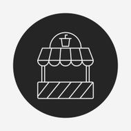 shopping store line icon N8