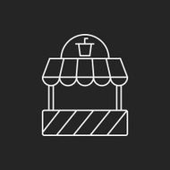 shopping store line icon N9