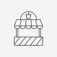 shopping store line icon N11