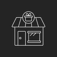 shopping store line icon N13