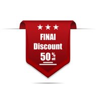 Final Discount 50 Off label