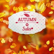 Autumn sales banner EPS 10 N2