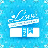 Bright promotional banner for Valentines day