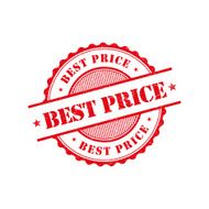 Best price grunge retro red isolated stamp