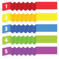 tag label vector in colorful