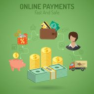 Online payments concept N3