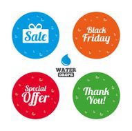 Sale icons Special offer symbols N6