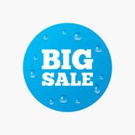 Big sale sign icon Special offer symbol