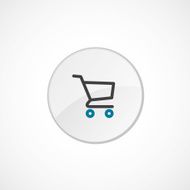shopping cart icon 2 colored