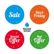 Sale icons Best special offer symbols N8